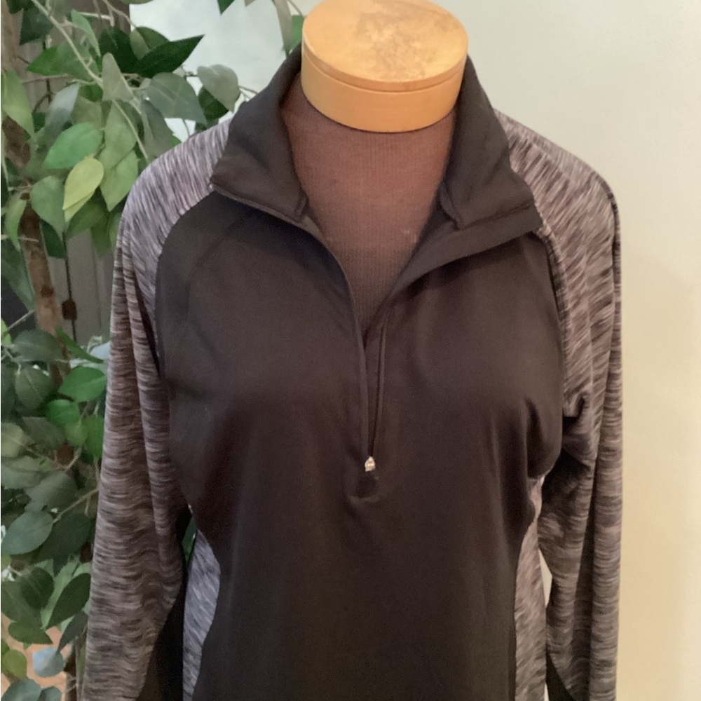Danskin Now half zip pullover long sleeve activewear Woman’s XL 16/18 - Picture 6 of 10